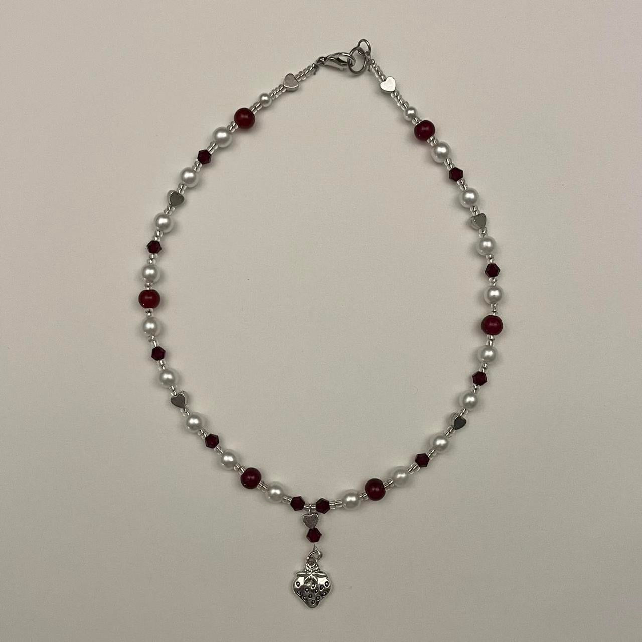 “strawberry love” necklace